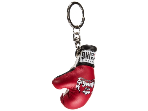 Top King Mini Boxing Glove Keyring, Red