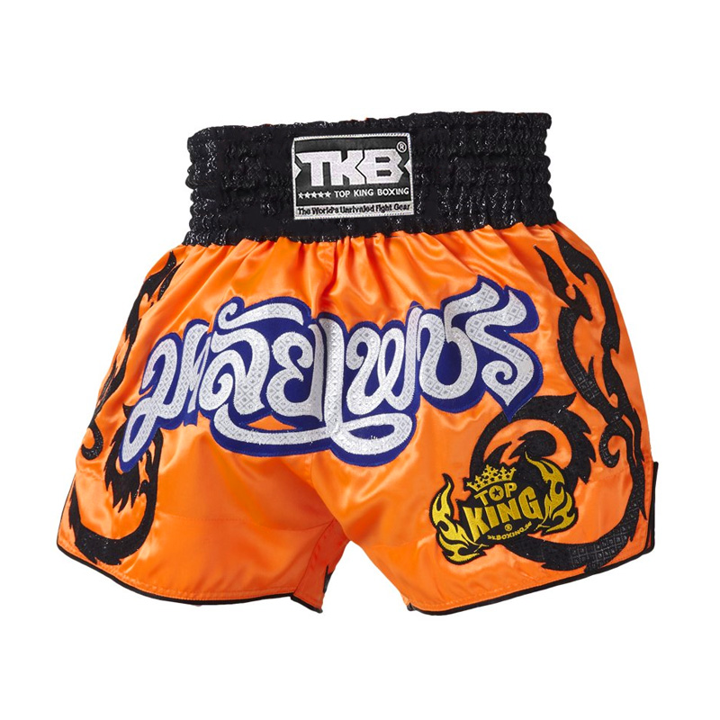 Top King Muay Thai Shorts TKTBS-055, Orange