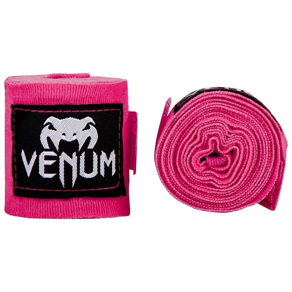 Venum Boxbandagen 2,5m Halbelastisch, Neonpink