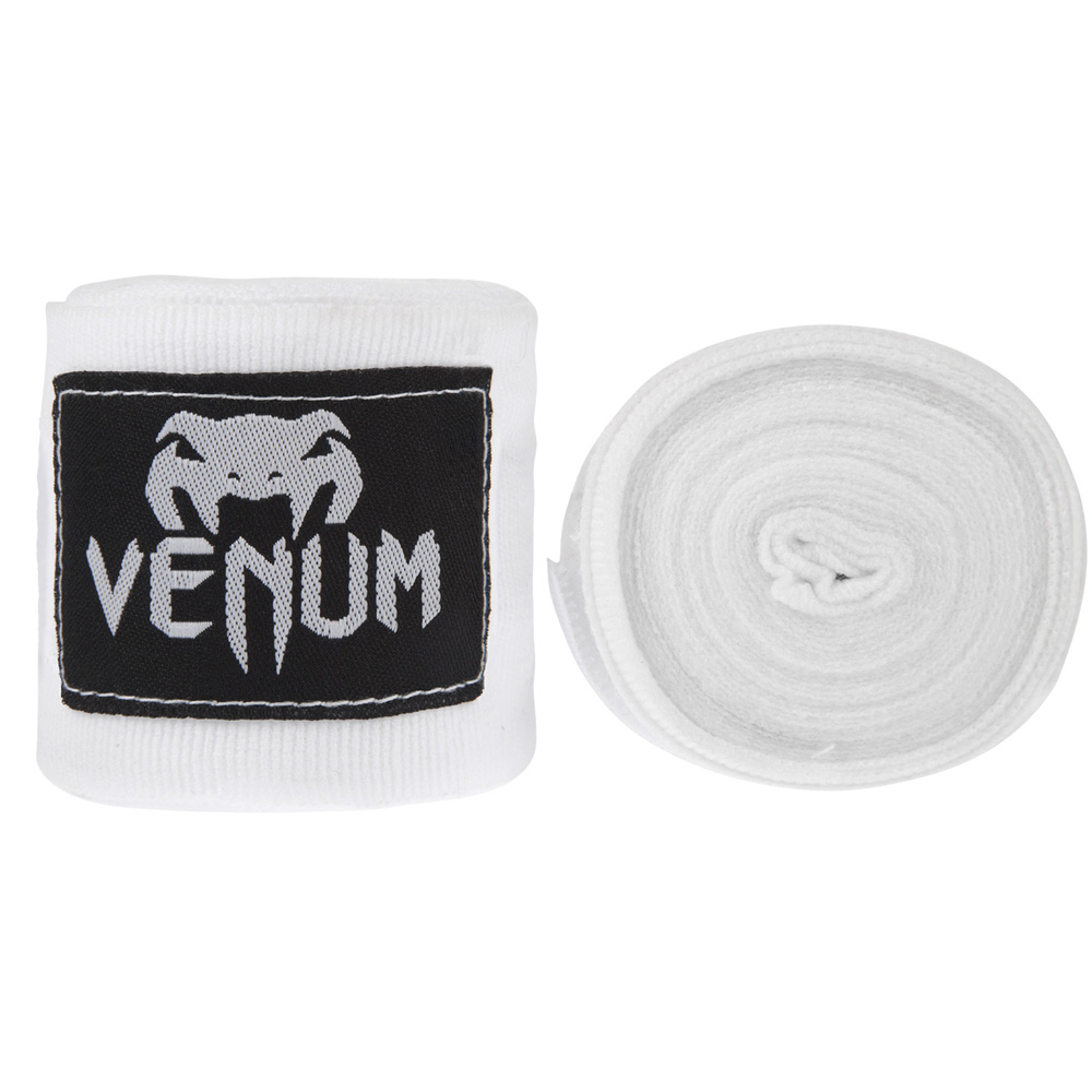 Venum Hand Wraps 2.5m Semi-Elastic, White