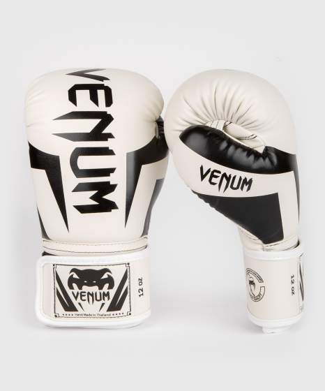 Venum Boxing Gloves Elite, White-Black