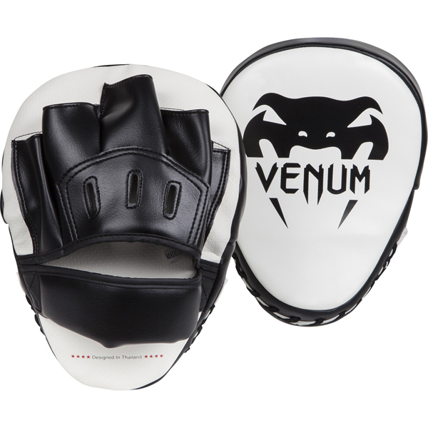 Venum Punch Mitts Light, White-Black