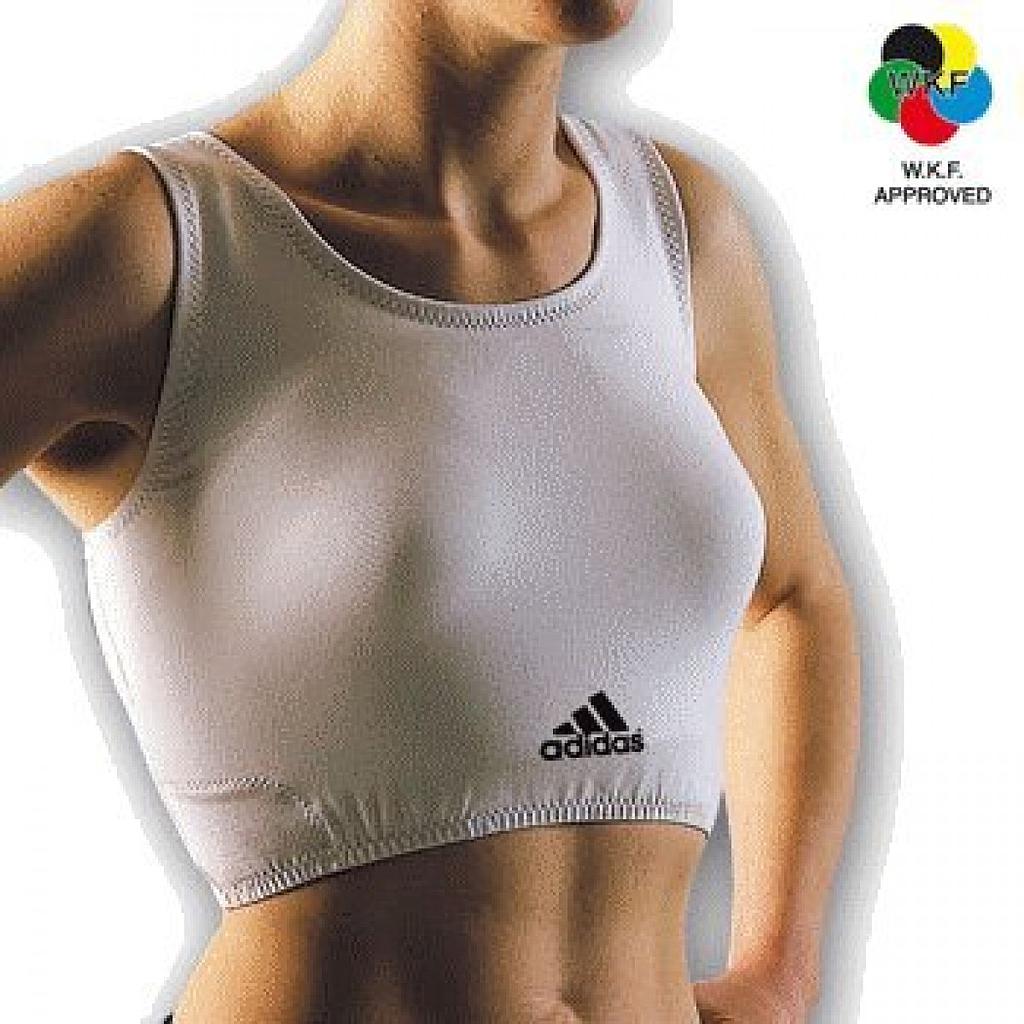 adidas Damen Brustschutz WKF, Weiß