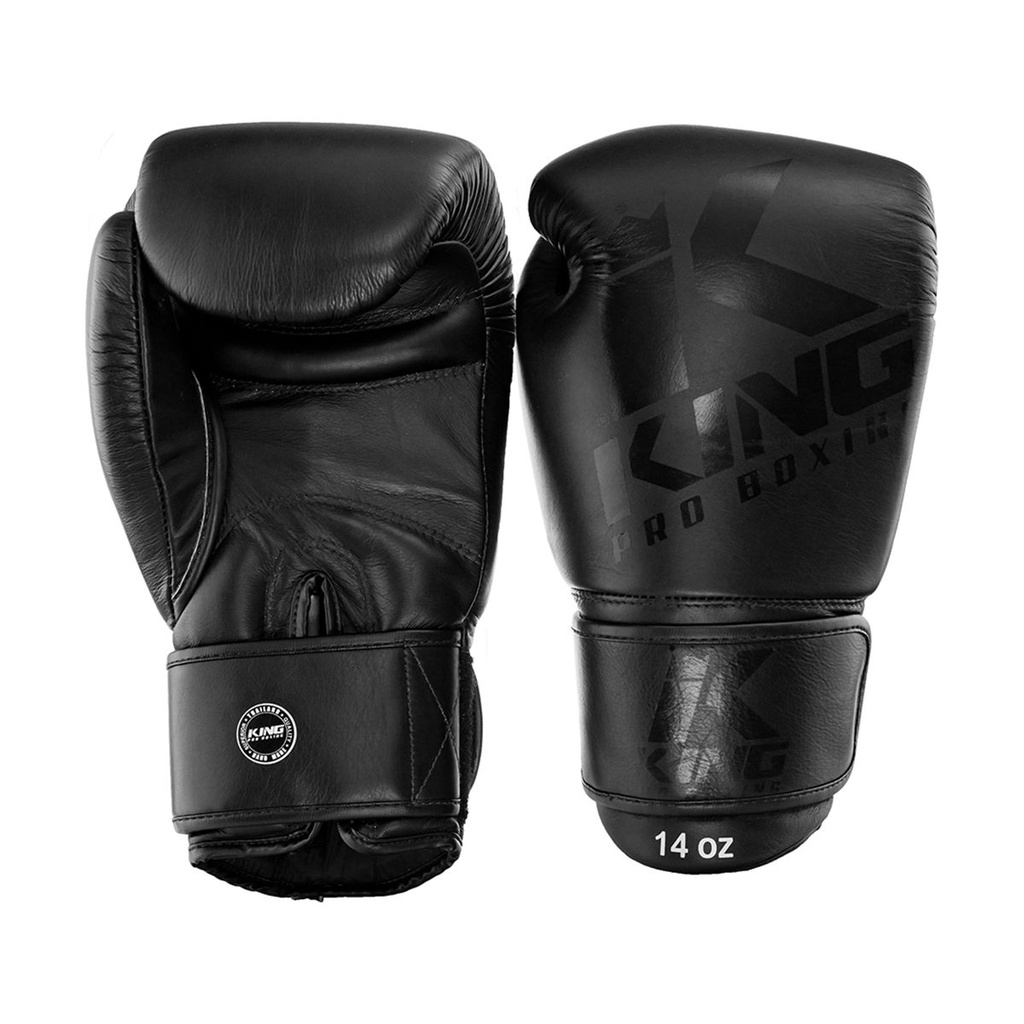 King Pro Boxing Boxing Gloves, Black