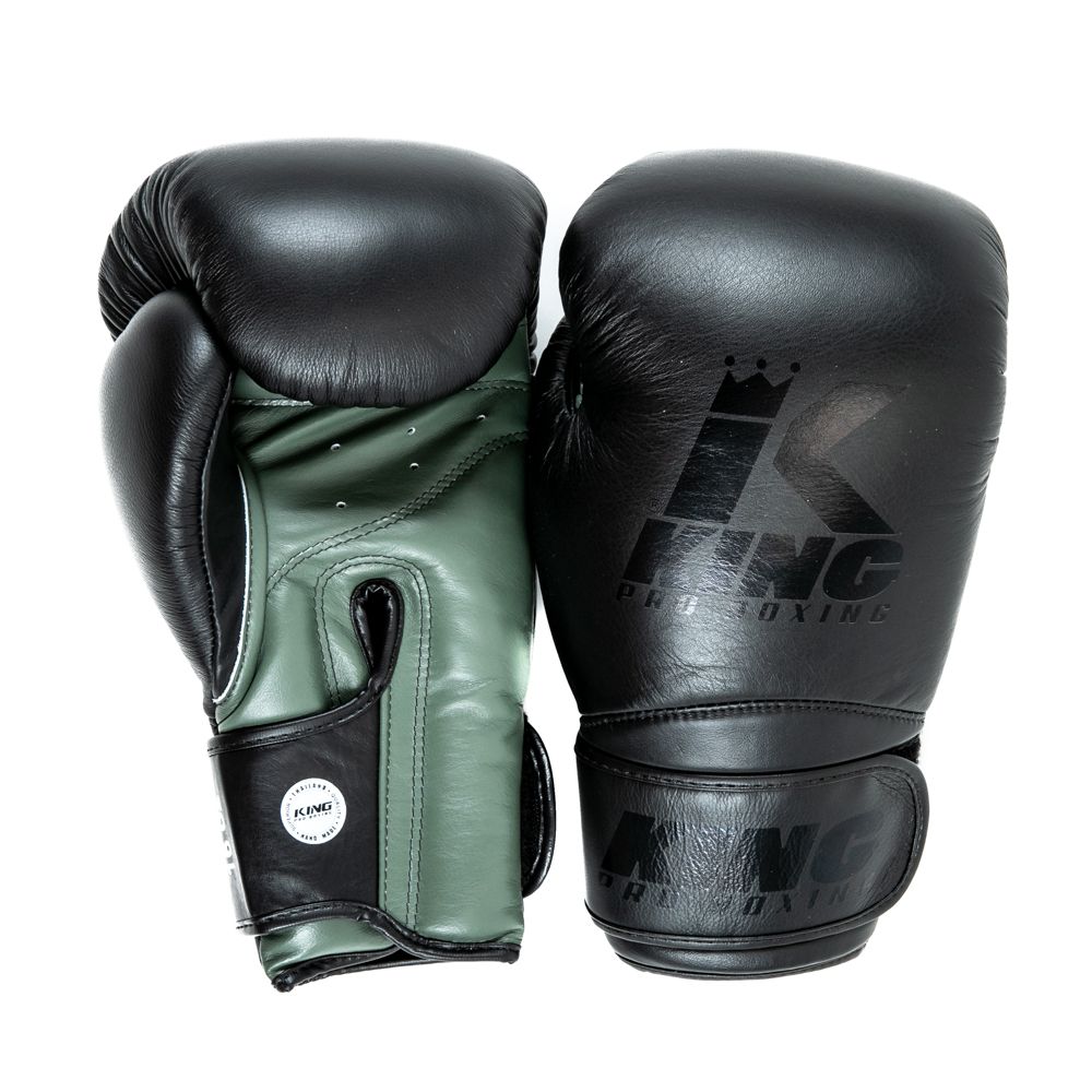 King Pro Boxing Boxing Gloves Star, Black-Green