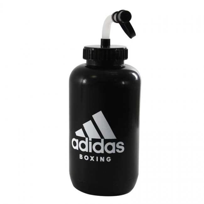 adidas Water Bottle with Straw, Black