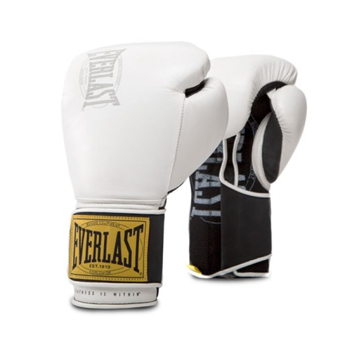 Everlast Boxing Gloves 1910 Classic, White