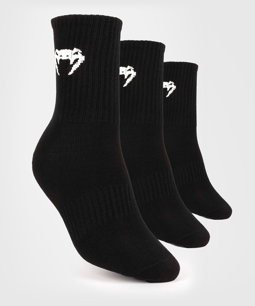 Venum Socken Classic 3-er Set, Schwarz