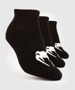 Venum Socken Sneaker Classic 3-er Set, Schwarz