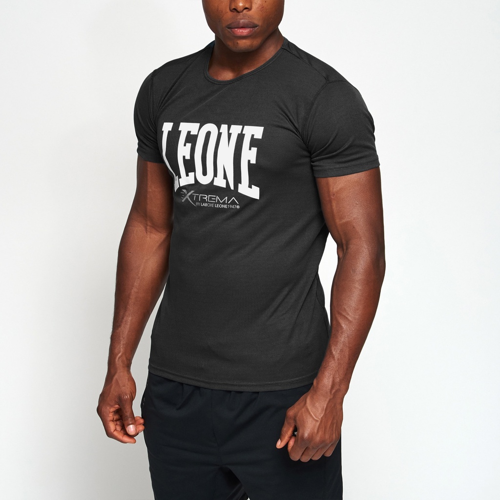 Leone T-Shirt Logo, Schwarz