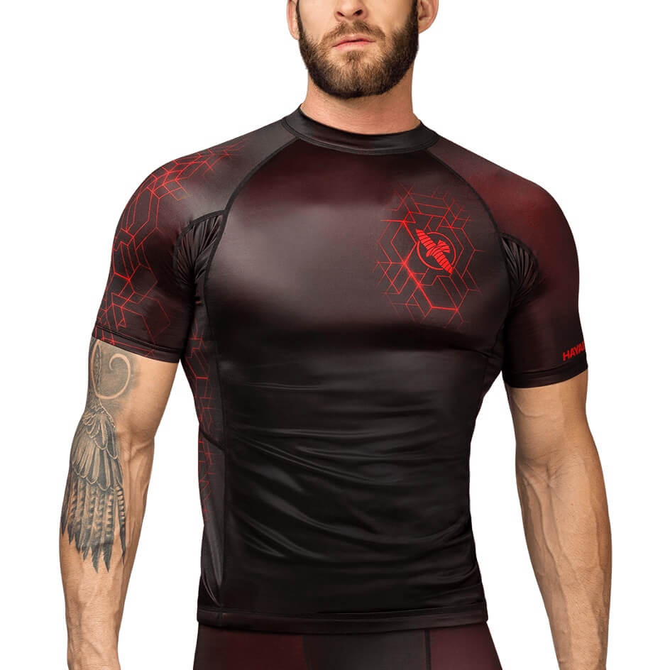 Hayabusa Rash Guard Geo, Red