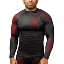 Hayabusa Rash Guard Geo, Schwarz-Rot