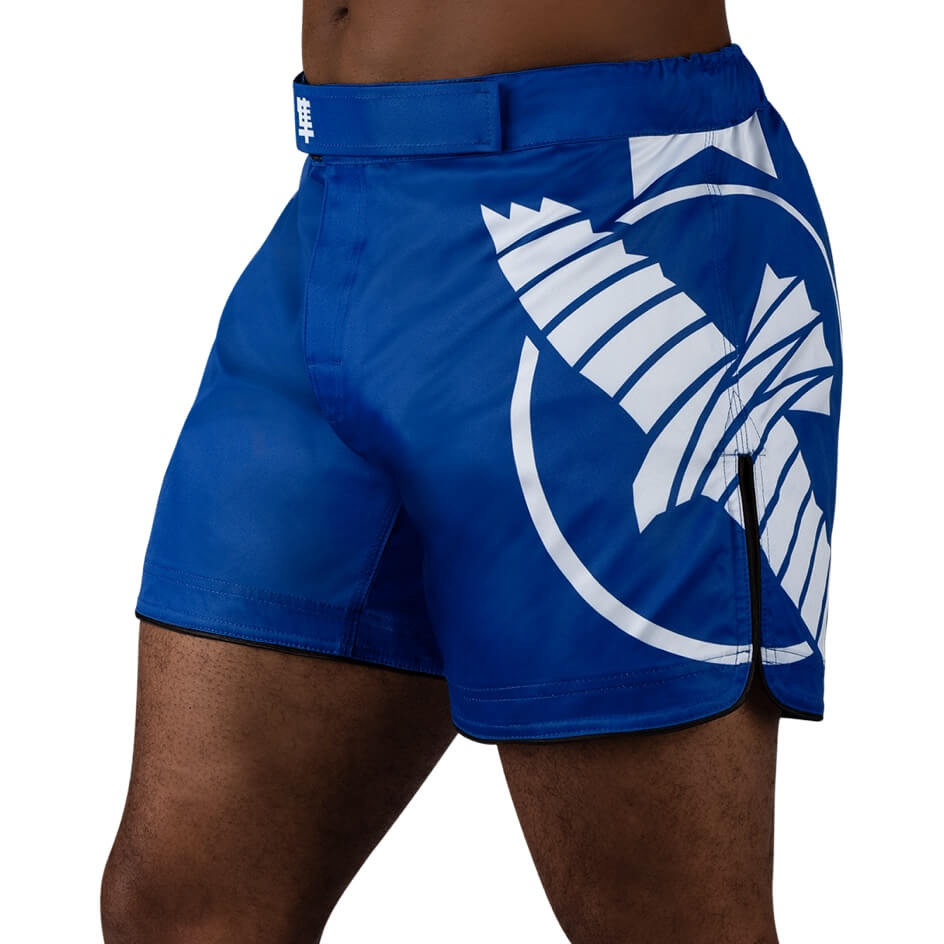 Hayabusa Fight Shorts Icon Mid, Blau