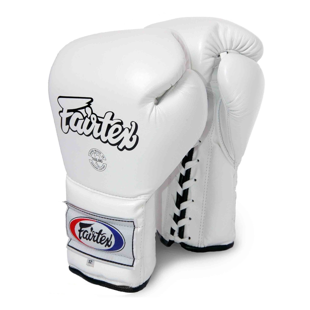 Fairtex Boxing Gloves BGL7 Laces, White