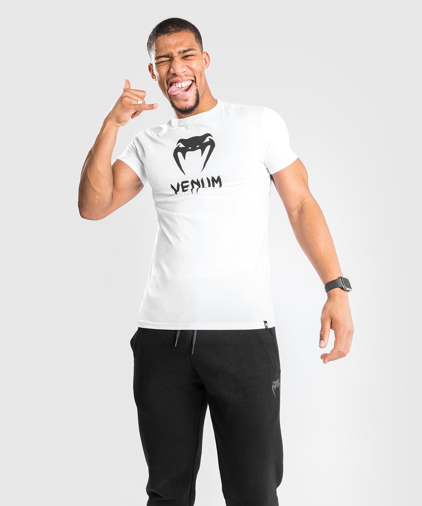 Venum T-Shirt Classic, Weiß-Schwarz