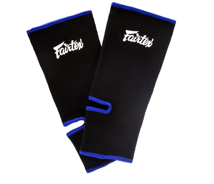 Fairtex Fußbandage AS1, Schwarz-Blau