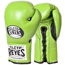 Cleto Reyes Boxhandschuhe Professional Fight mit Schnürung, Grün