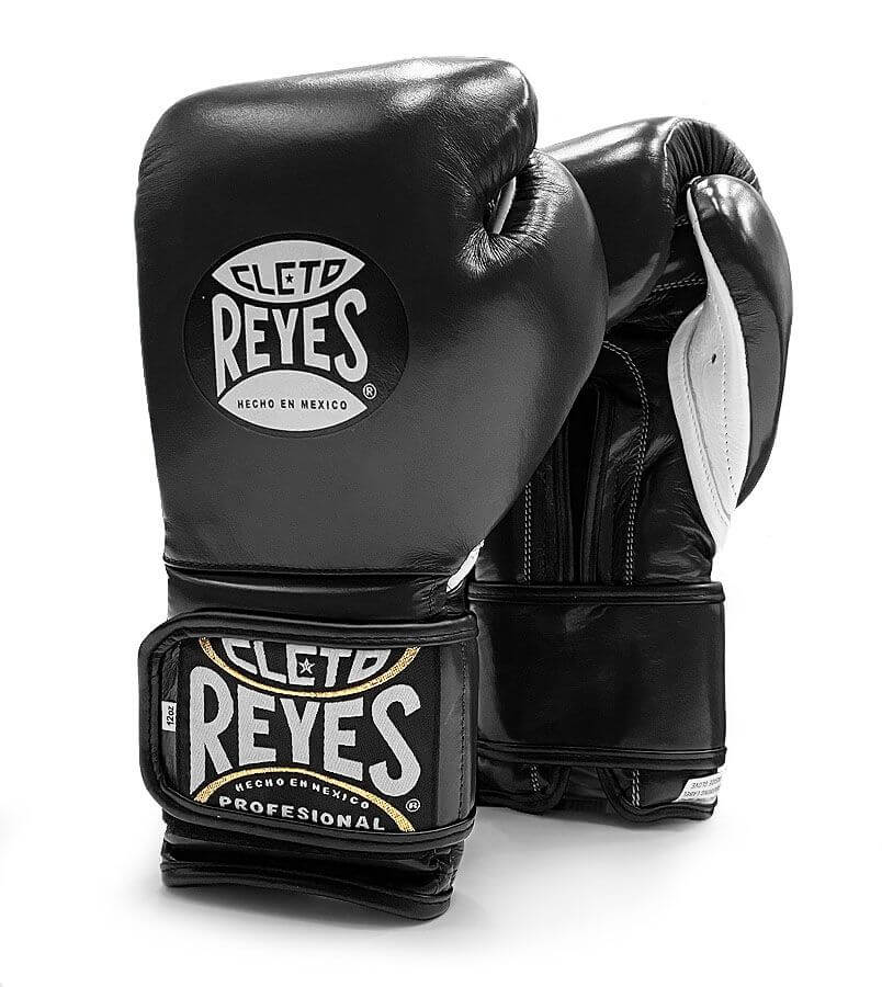 Cleto Reyes Boxing Gloves Training Velcro, Black