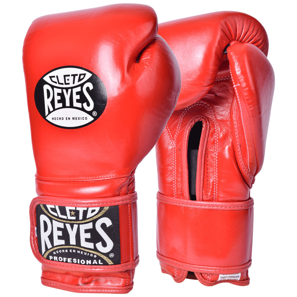 Cleto Reyes Boxing Gloves Training Velcro, Red