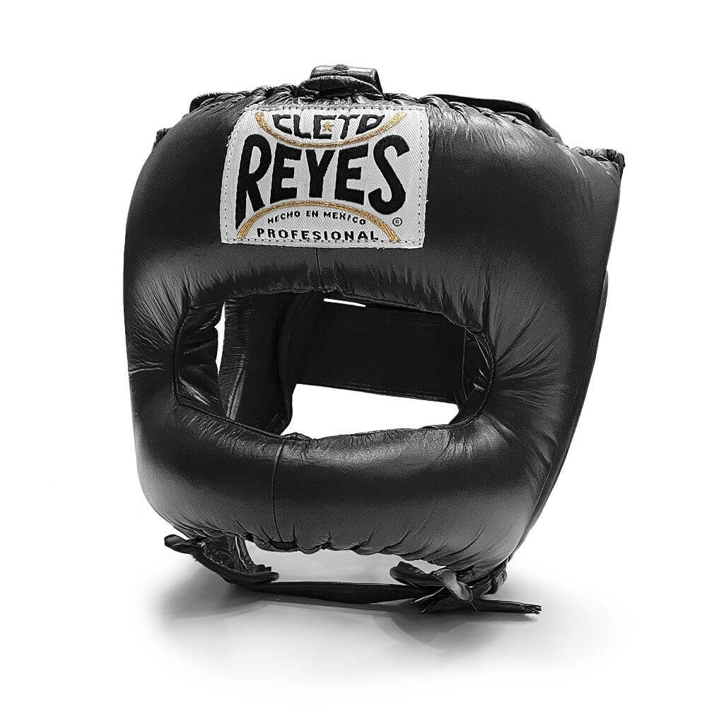 Cleto Reyes Head Guard with Pointed Face Bar, Black