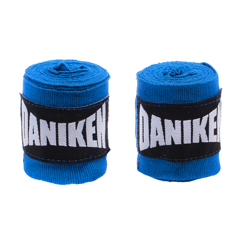 Daniken Hand Wraps 1.5m Semi-Elastic, Blue