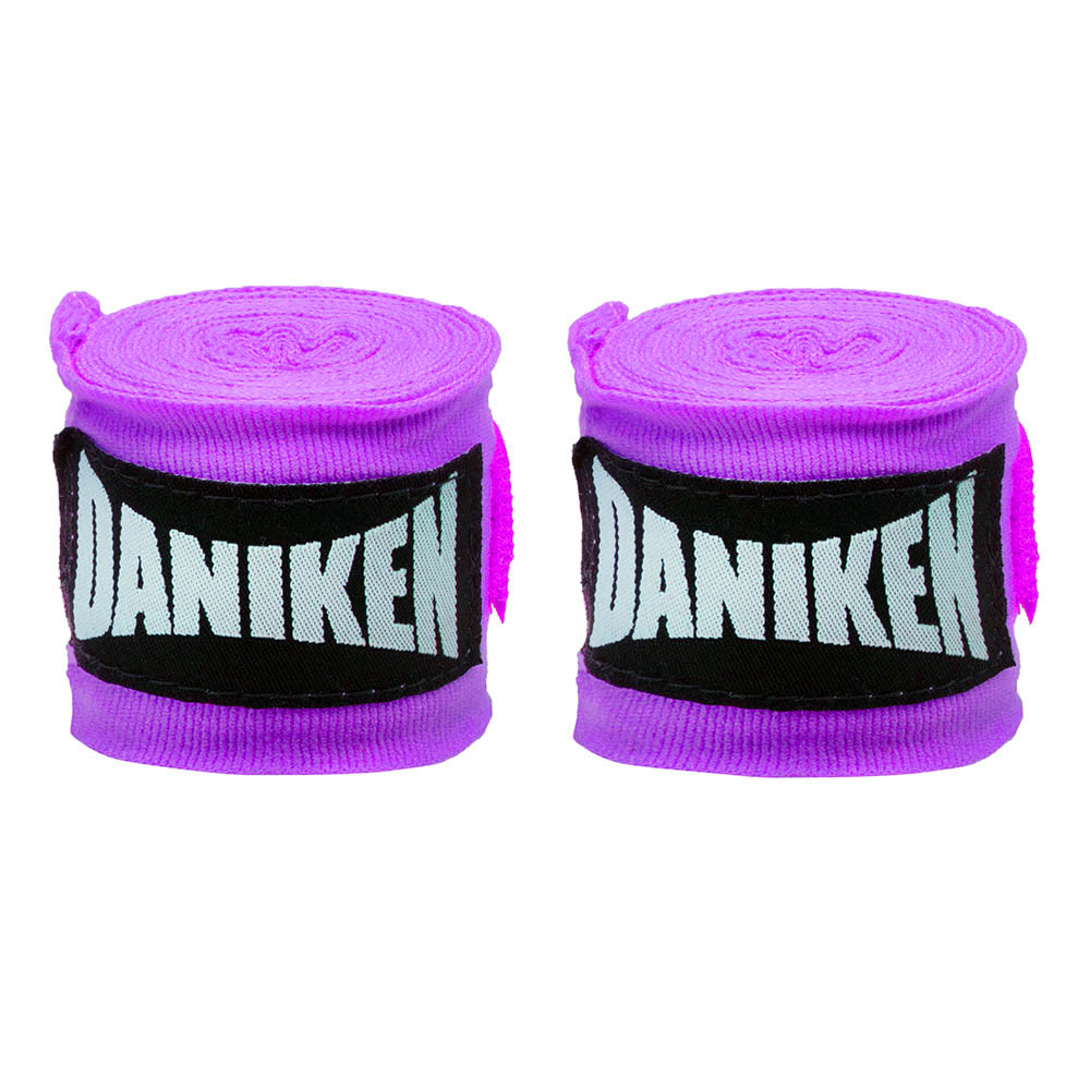 Daniken Boxbandagen 3,5m Halbelastisch, Violett