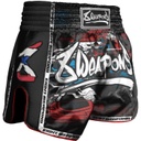 8Weapons Muay Thai Shorts Cut Like A Blade 2.0, Black