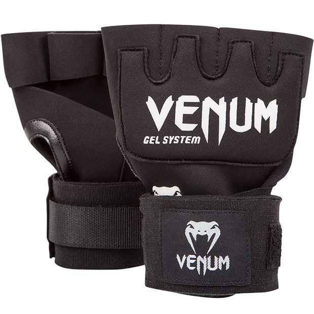 Venum Innenhandschuhe Kontact Gel, Schwarz-Weiß