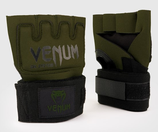 Venum Inner Gloves Kontact Gel, Khaki-Black