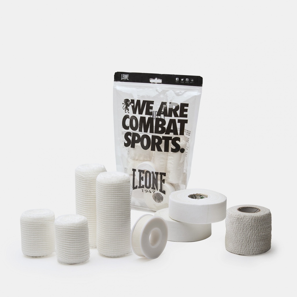 Leone Hand Wraps Pro Set, White