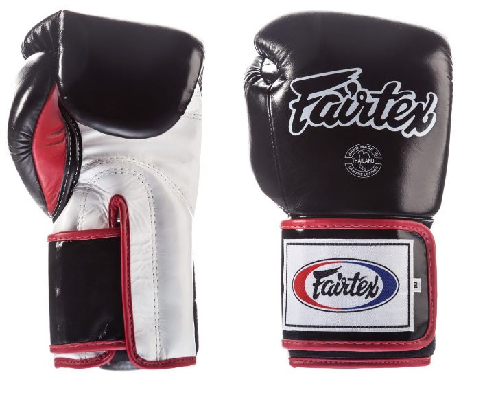 Fairtex Boxing Gloves BGV5 Super Sparring, Black-White