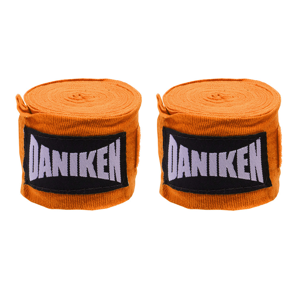 Daniken Boxbandagen 3,5m Halbelastisch, Orange