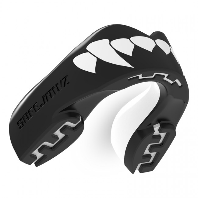 Safejawz Mouthguard Extro Serie Dracula, Black-White