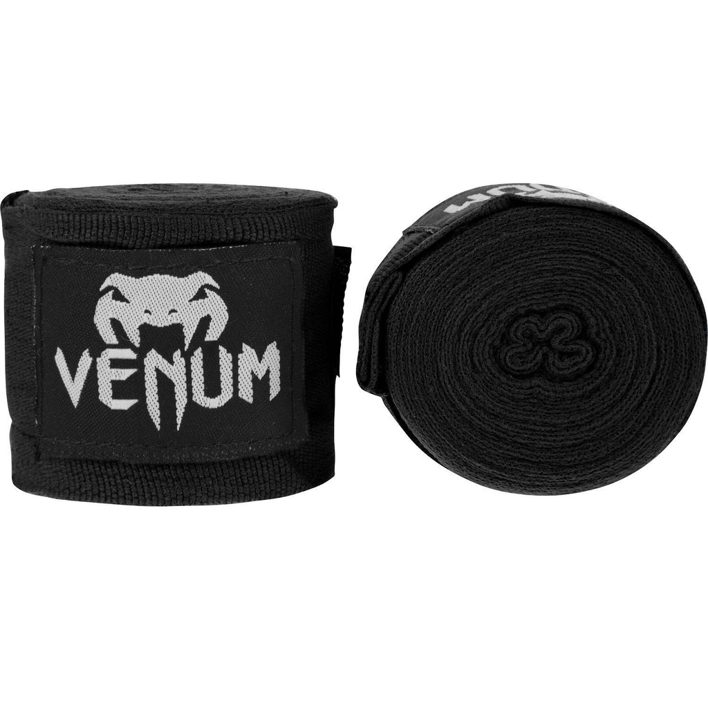 Venum Hand Wraps 4.5m Semi-Elastic, Black