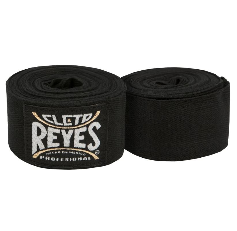 Cleto Reyes Boxbandagen Polyester, Schwarz