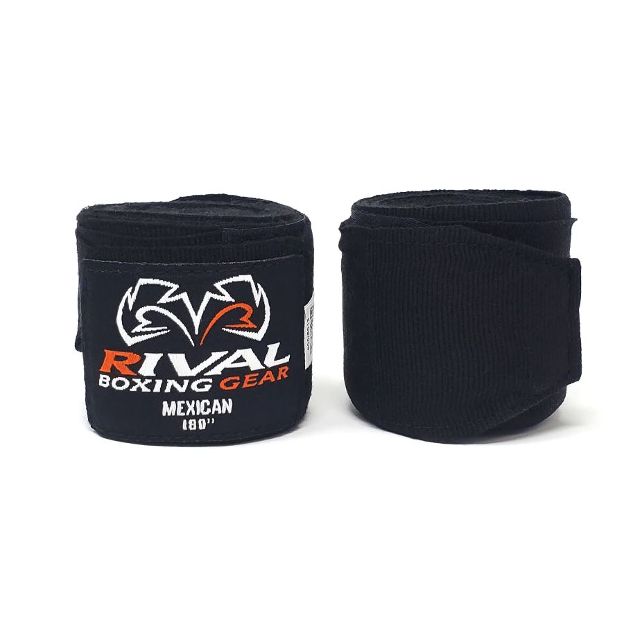 Rival Boxbandagen Mexican 3,5m, Schwarz