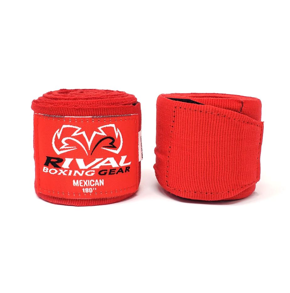 Rival Boxbandagen Mexican 3,5m, Rot