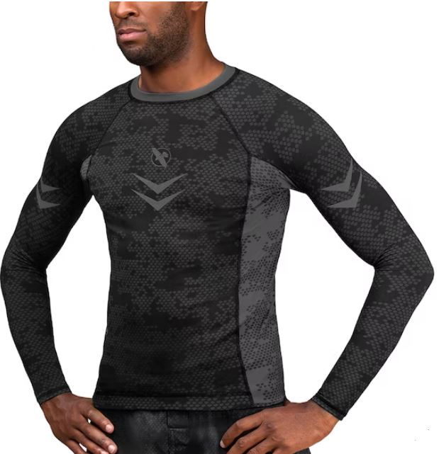 Hayabusa Rash Guard Arrow Ranked, Black