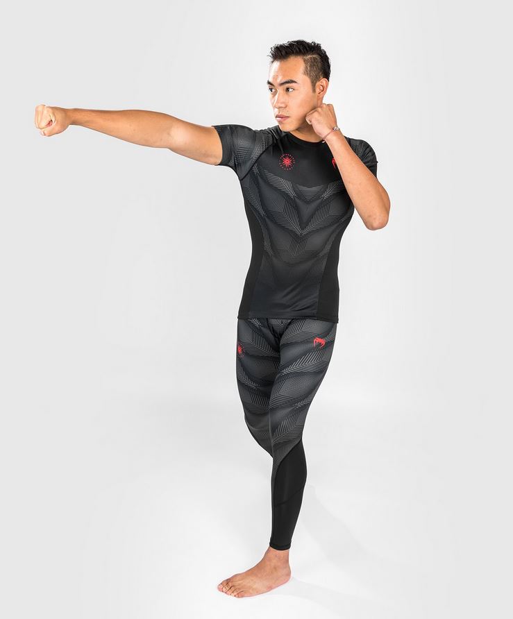 Venum Rash Guard Phantom, Black-Red