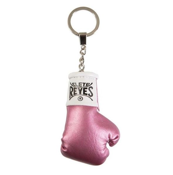 Cleto Reyes Mini Boxing Glove Keyring, Pink