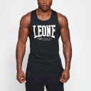 Leone Tank Top Logo, Black