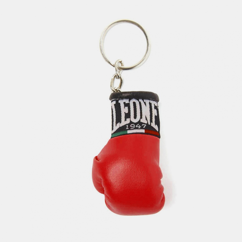 Leone Mini Boxing Glove Keyring, Red