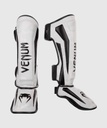 Venum Shin Guards Elite, White-Camo