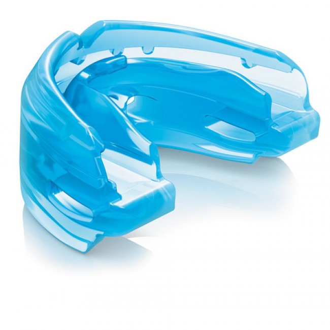 Shock Doctor Mouthguard for Braces Double Braces Junior, Blue