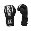 King Pro Boxing Boxhandschuhe Revo, Schwarz-Silber