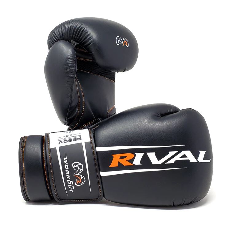 Rival Boxing Gloves RS60V Workout 2.0, Black