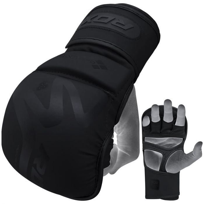 RDX MMA Handschuhe Sparring T15, Schwarz