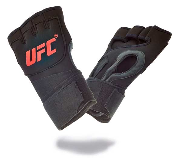 UFC Hand Wraps Gel Wraps, Black-Red