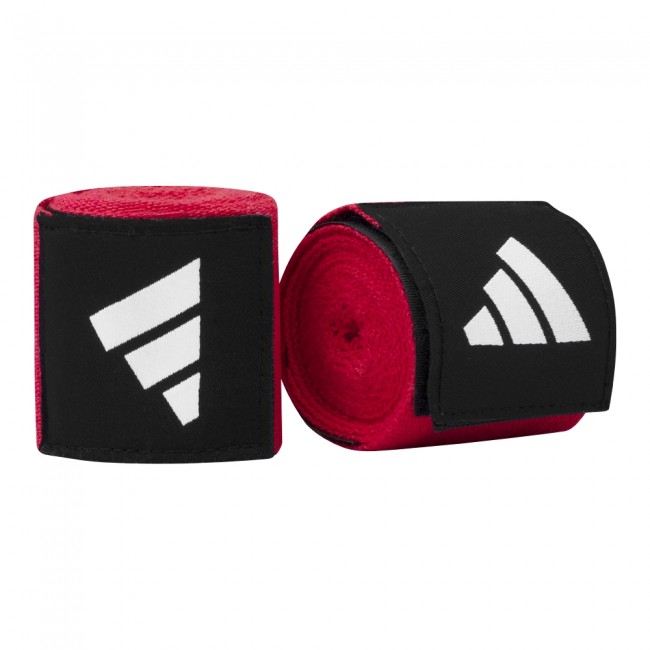 adidas Boxbandagen 4,5m Halbelastisch IBA Rules, Rot