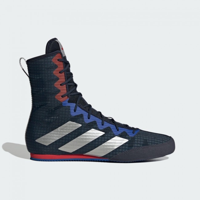 adidas Boxing Shoes Box Hog 4, Black-Red